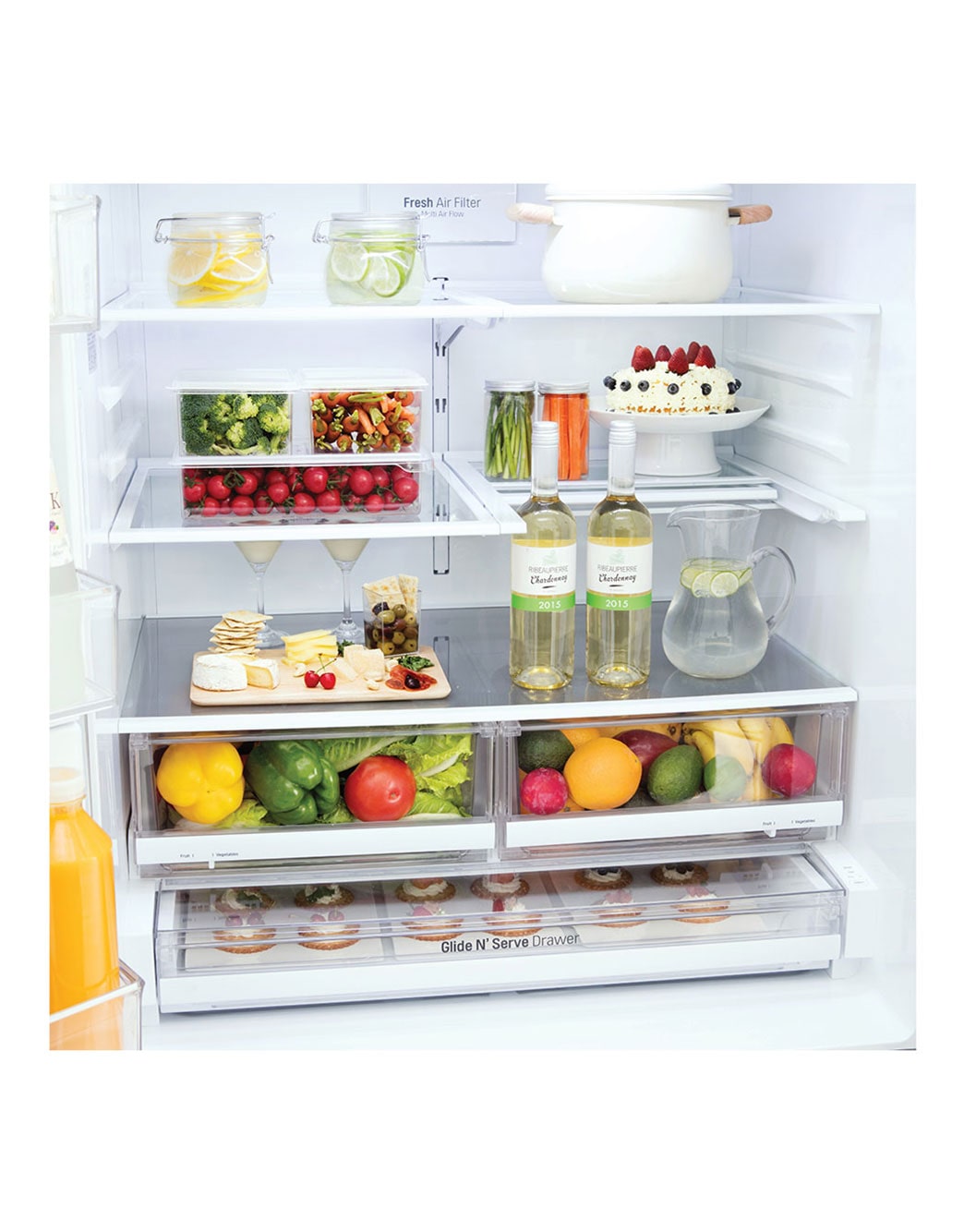 LG 28 cu.ft. Smart wifi Enabled French Door Refrigerator (LMXS28626D