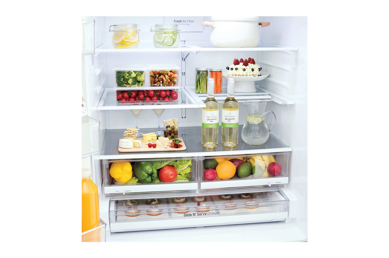 LG 28 cu.ft. Smart wifi Enabled French Door Refrigerator (LMXS28626D