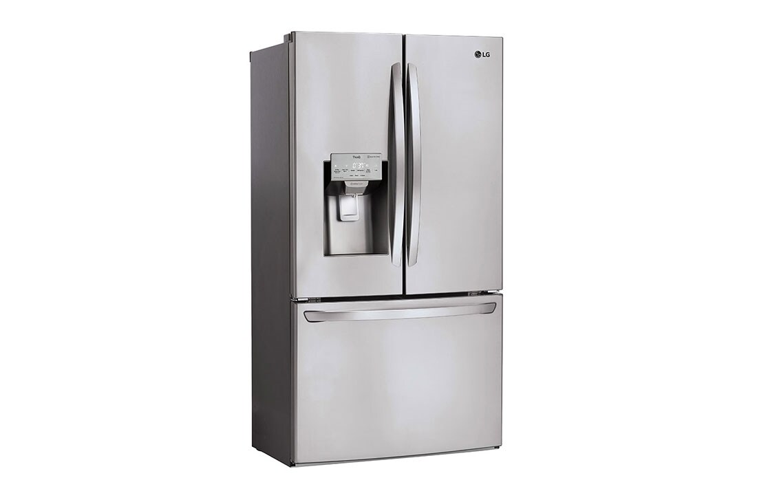 Lg 22 Cu Ft Smart Wi Fi Enabled French Door Counter Depth Refrigerator Lfxc22526s Lg Usa