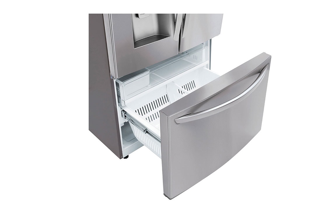 Lg 22 Cu Ft Smart Wi Fi Enabled French Door Counter Depth Refrigerator Lfxc22526s Lg Usa