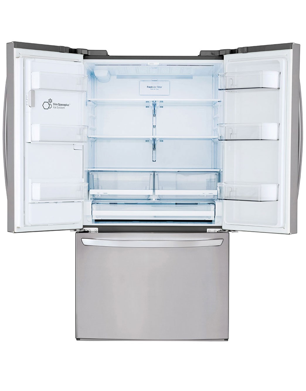 LG 22 cu. ft. French Door CounterDepth Refrigerator (LFXC22526S)