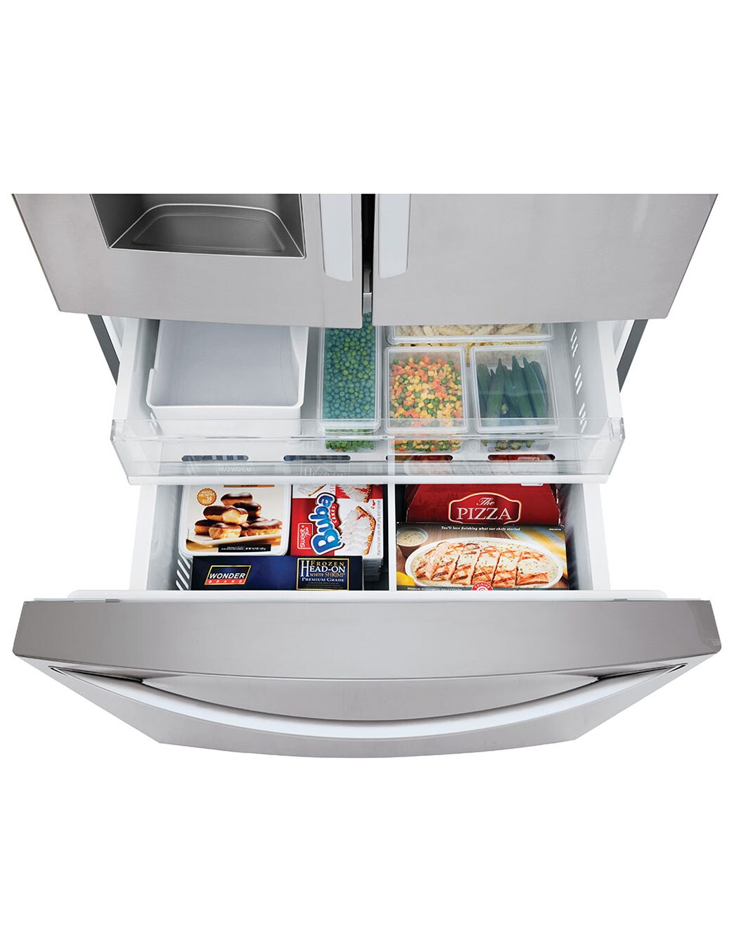 LG 22 cu. ft. French Door CounterDepth Refrigerator (LFXC22526S)