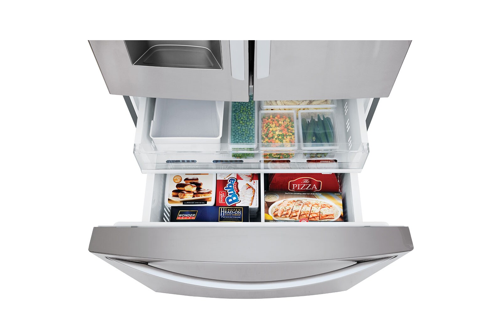 LG 22 cu. ft. French Door CounterDepth Refrigerator (LFXC22526S)