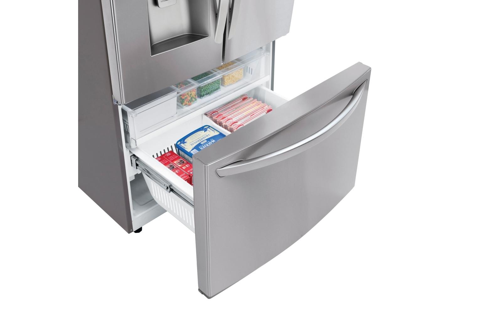 LG LFXC22526S 22 cu. ft. French Door CounterDepth Refrigerator LG USA