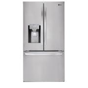 LG 22 cu. ft. Smart wi-fi Enabled French Door Counter-Depth Refrigerator, LFXC22526S, thumbnail 1