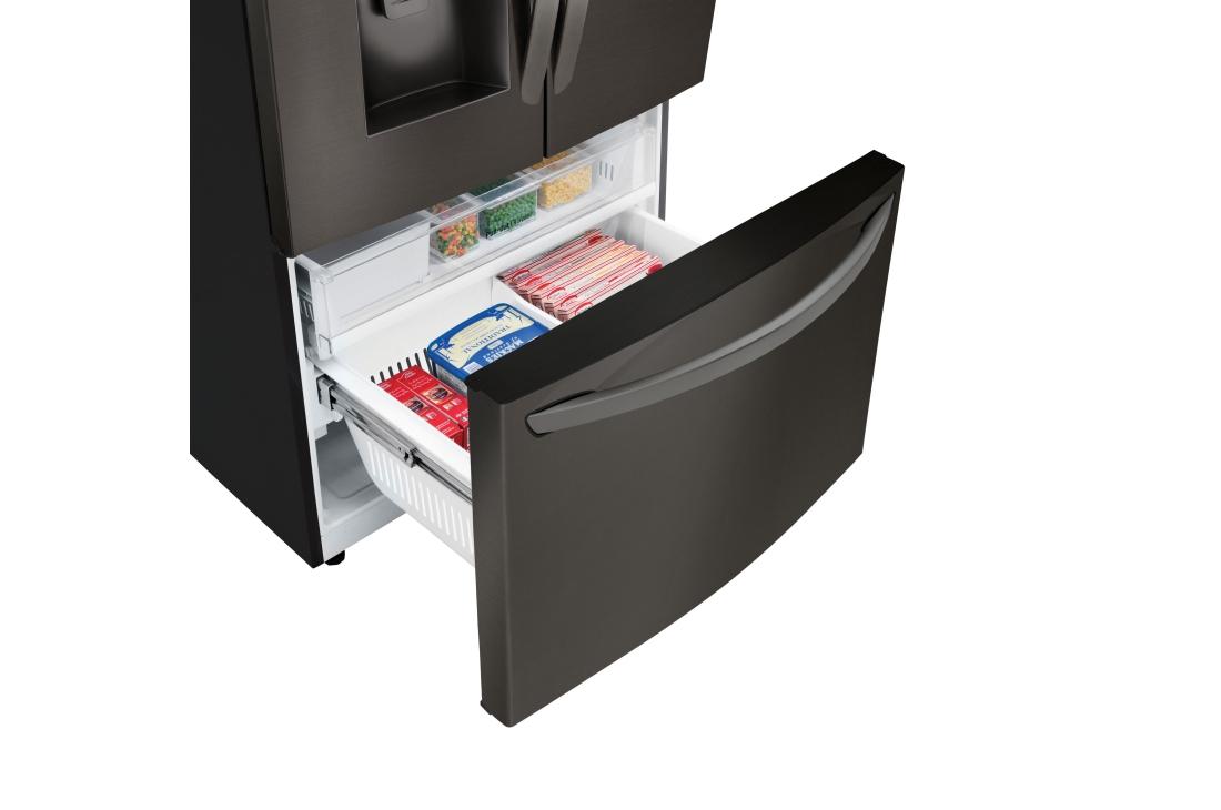 LG 22 cu. ft. Smart wi-fi Enabled French Door Counter-Depth Refrigerator, LFXC22526D, thumbnail 9