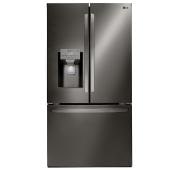 LG 22 cu. ft. Smart wi-fi Enabled French Door Counter-Depth Refrigerator, LFXC22526D, thumbnail 1