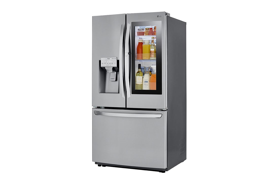 Lg 22 Cu Ft Smart Wi Fi Enabled Instaview Door In Door Counter Depth Refrigerator Lfxc22596s Lg Usa