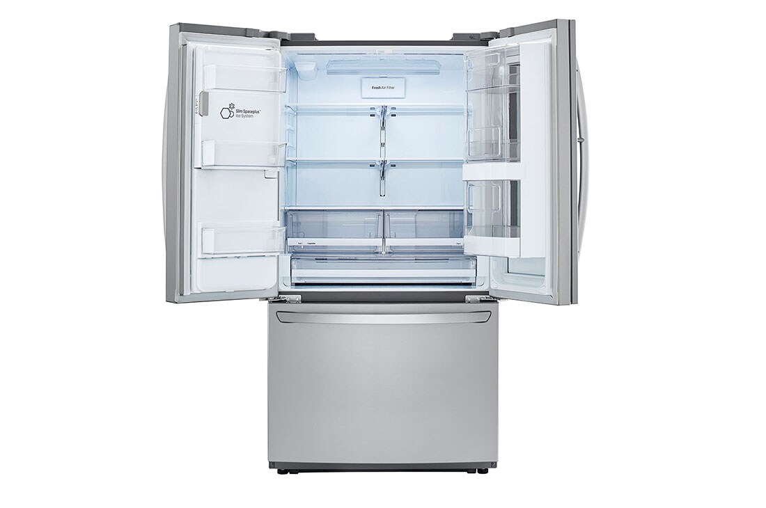 Lg 22 Cu Ft Smart Wi Fi Enabled Instaview Door In Door Counter Depth Refrigerator Lfxc22596s Lg Usa