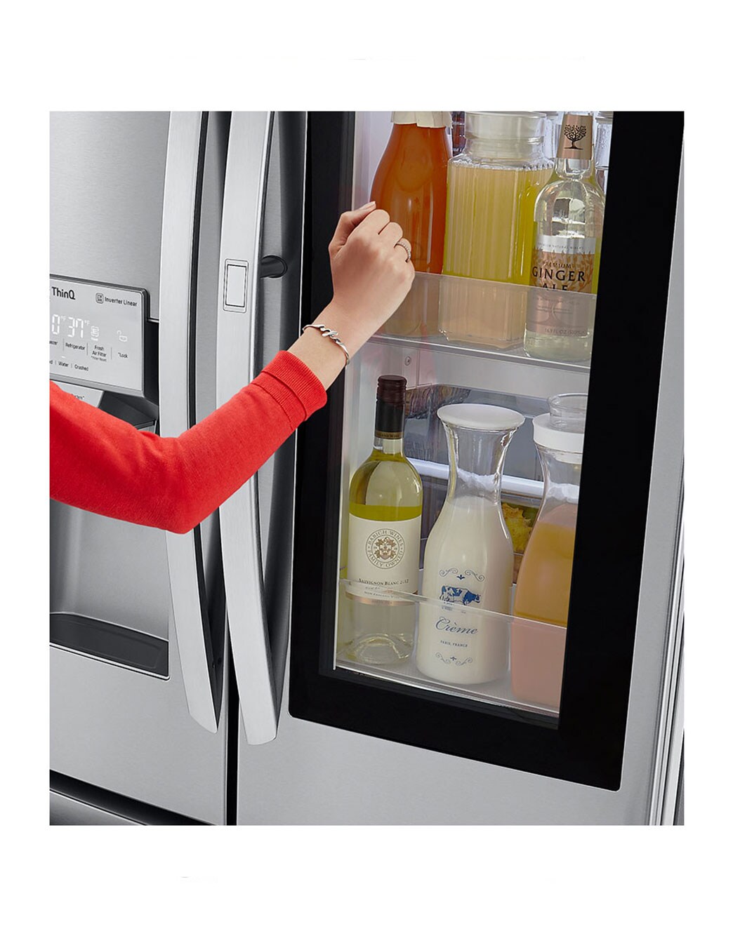 LG 22 cu. ft. Smart wifi Enabled InstaView™ DoorinDoor® Counter