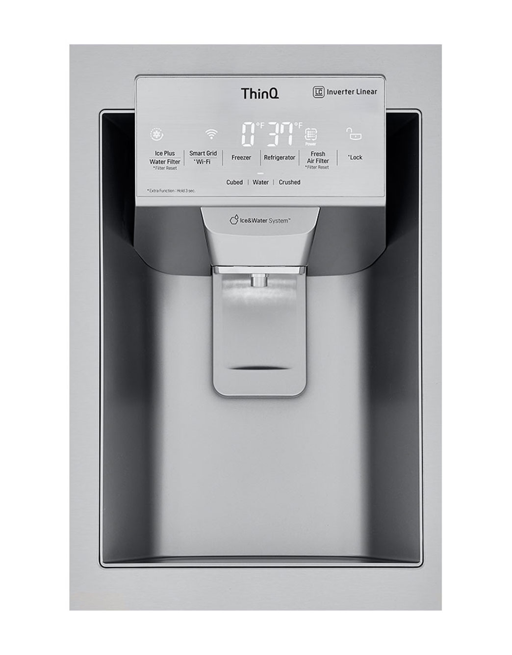 LG 22 cu. ft. Smart wifi Enabled InstaView™ DoorinDoor® CounterDepth Refrigerator