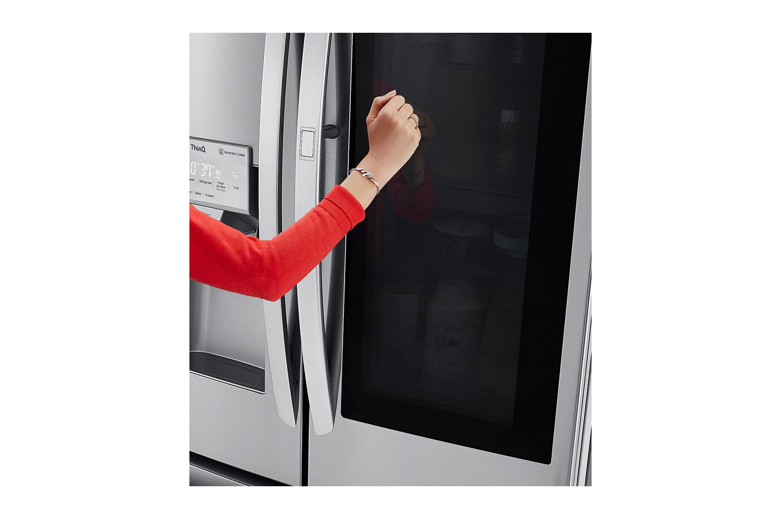LG 22 cu. ft. Smart wifi Enabled InstaView™ DoorinDoor® CounterDepth Refrigerator