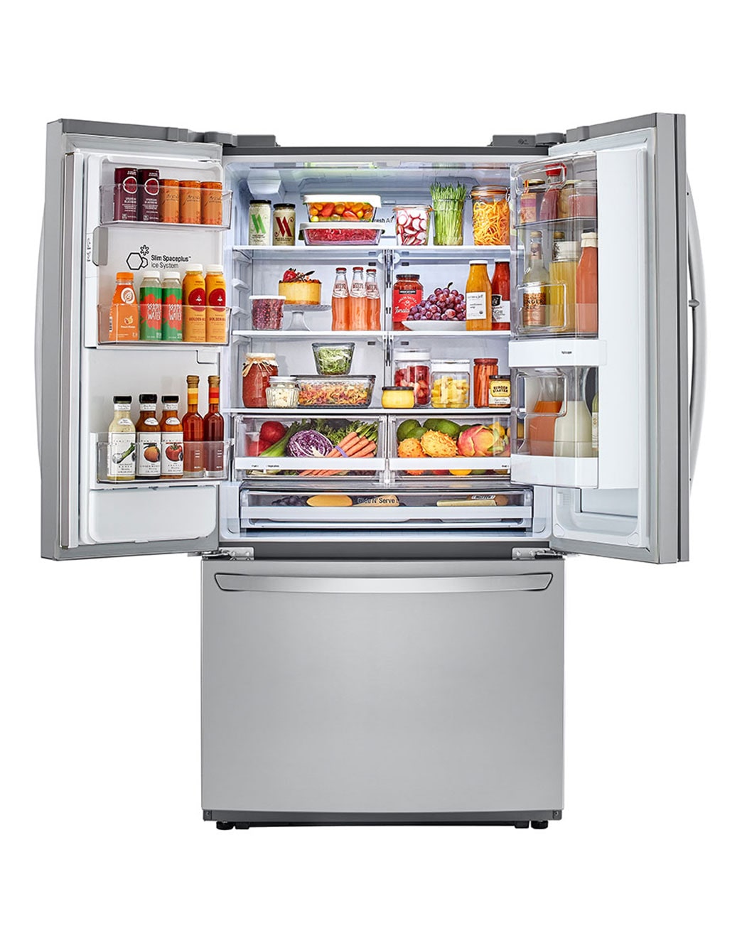 LG LFXC22596S 22 cu. ft. InstaView™ DoorinDoor® CounterDepth Refrigerator LG USA
