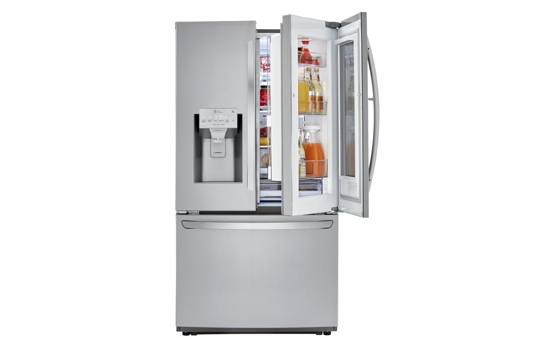 LG LFXC22596S 36 Inch Smart Counter Depth French Door Refrigerator with  21.9 cu. ft. Total Capacity, WiFi, InstaView™ Door-in-Door®, Dual Ice  Maker, Smart Cooling™, Door Cooling +, SmartThinQ®, LoDecibel™, Child Lock,  Sabbath