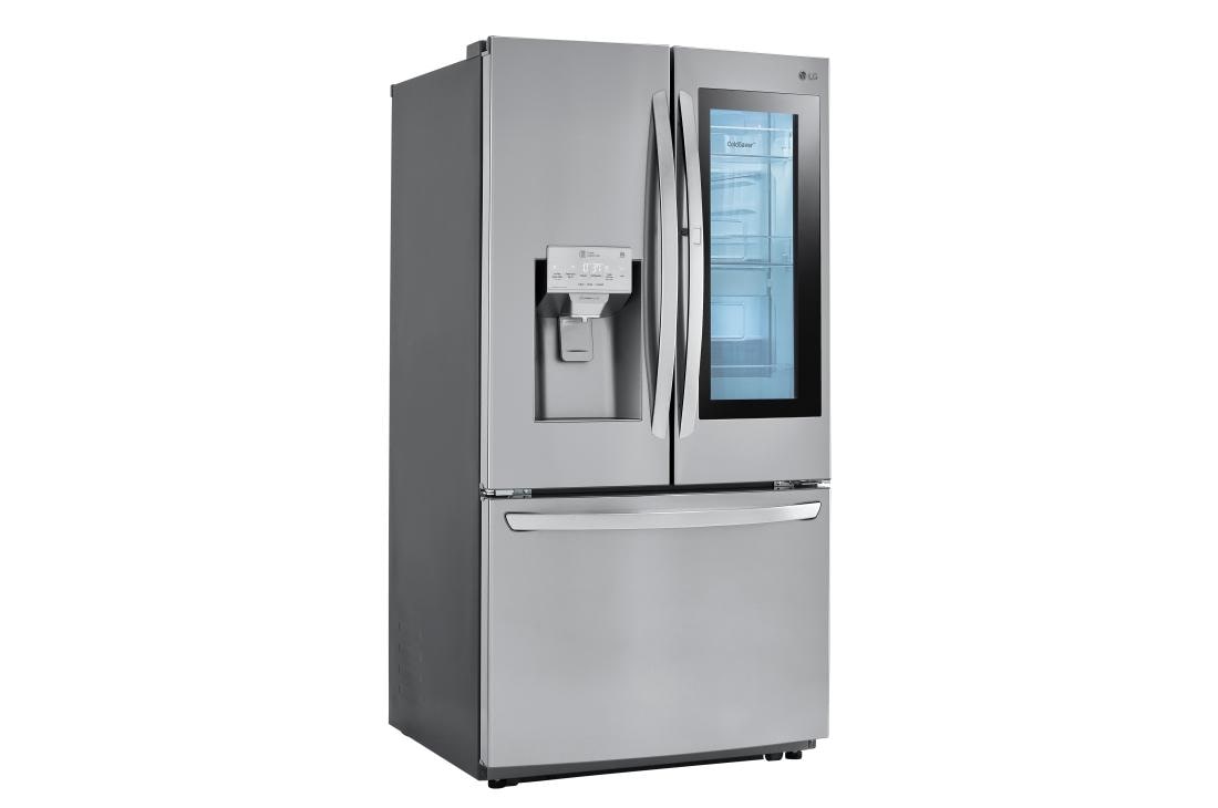 Lg 22 Cu Ft Instaview Door In Door Side By Side Counter Depth