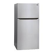 LG 24 cu. ft. Top Freezer Refrigerator, Front view, LTWS24223S, thumbnail 2