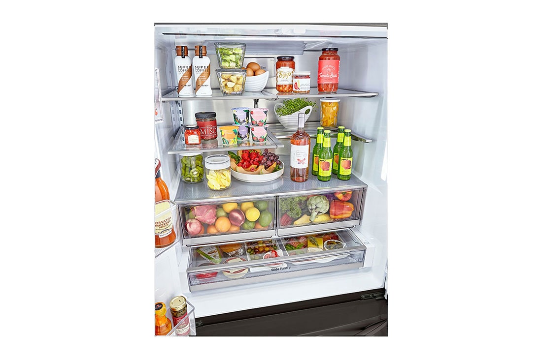 LG 24 cu. ft. Smart wi-fi Enabled French Door Counter-Depth Refrigerator, 24 cu. ft. Smart wi-fi Enabled French Door Counter-Depth Refrigerator, LRFXC2406D, thumbnail 6