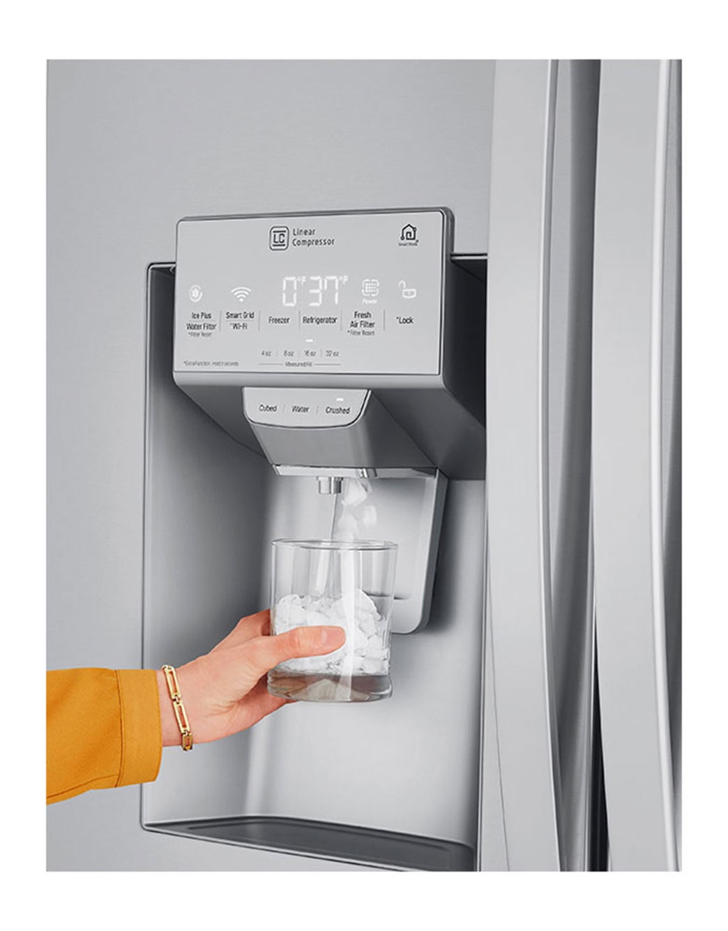 LG LRFXC2406S 24 cu. ft. Smart wifi Enabled French Door CounterDepth
