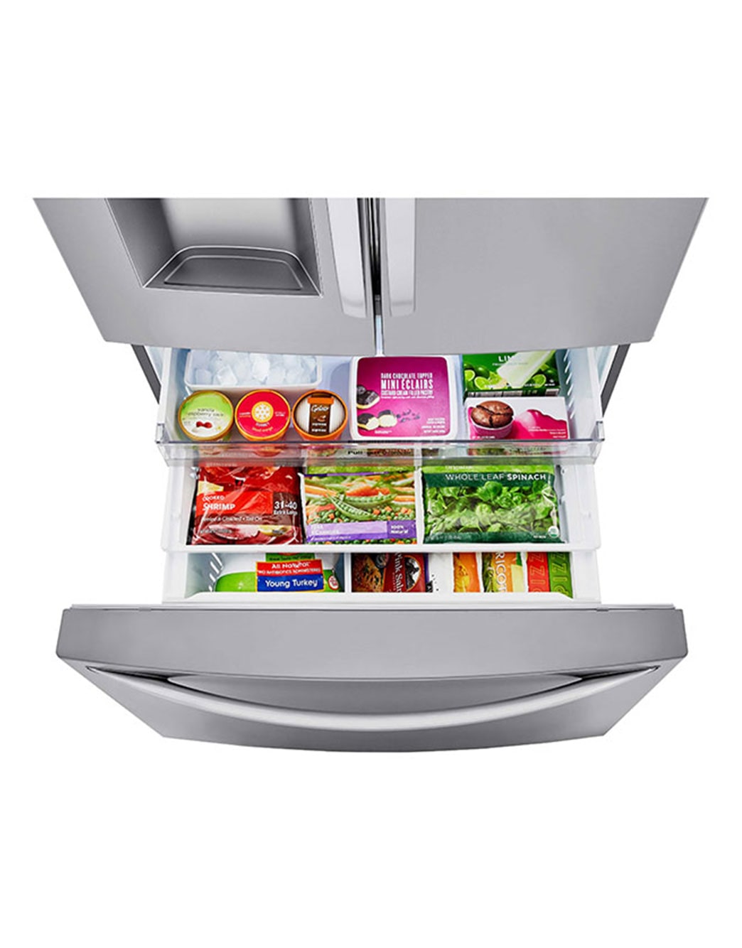 LG LRFXC2406S 24 cu. ft. Smart wifi Enabled French Door CounterDepth