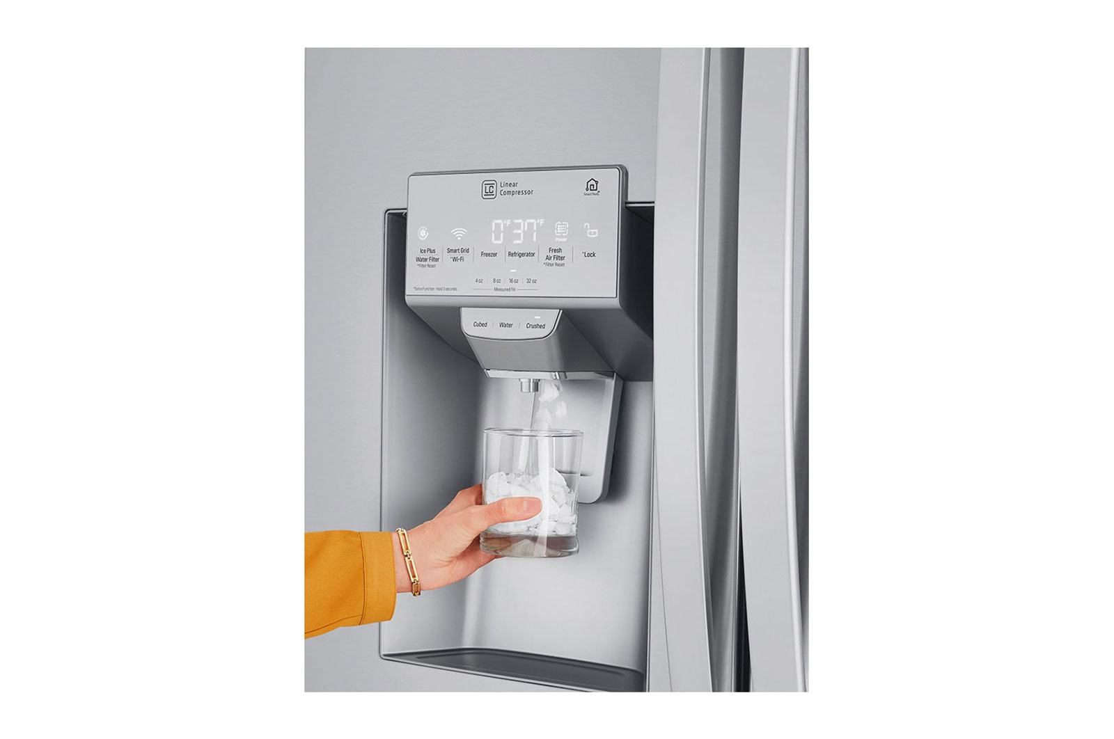 LG LRFXC2406S 24 cu. ft. Smart wifi Enabled French Door CounterDepth