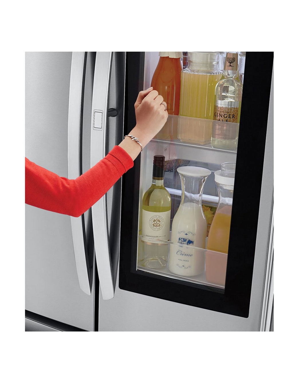 LG LFCS27596S 27 cu. ft. Smart wifi Enabled InstaView™ DoorinDoor