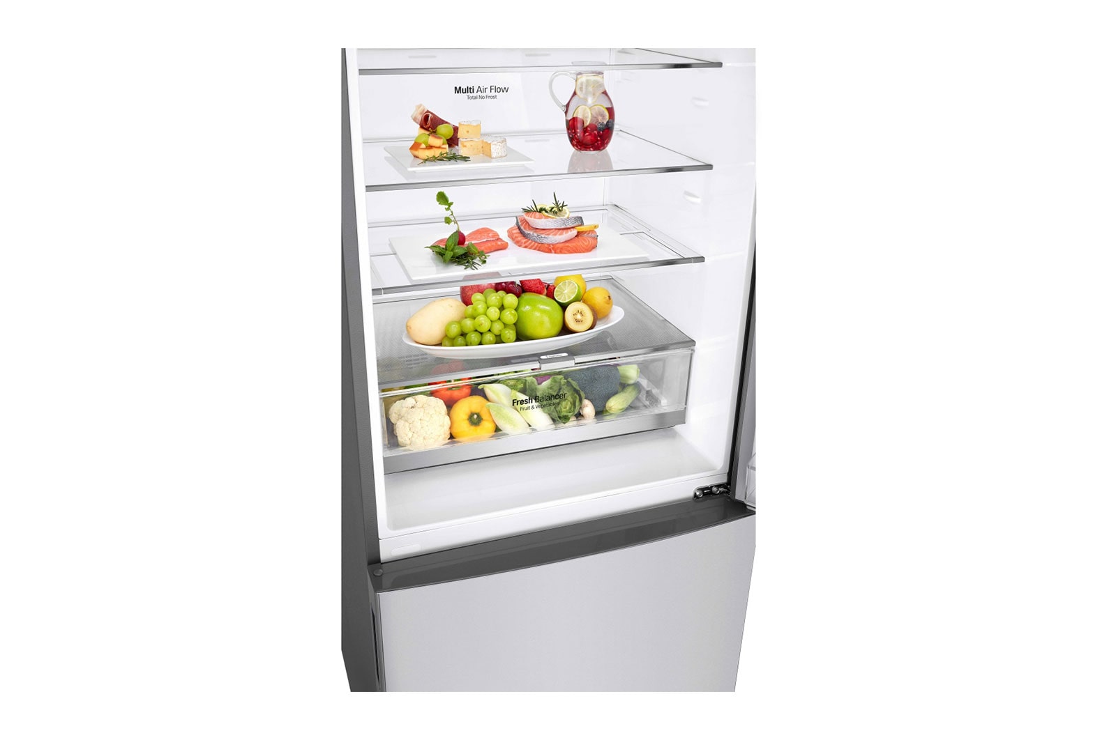 LG 15 cu. ft. Bottom Freezer Refrigerator (LBNC15231V) LG USA