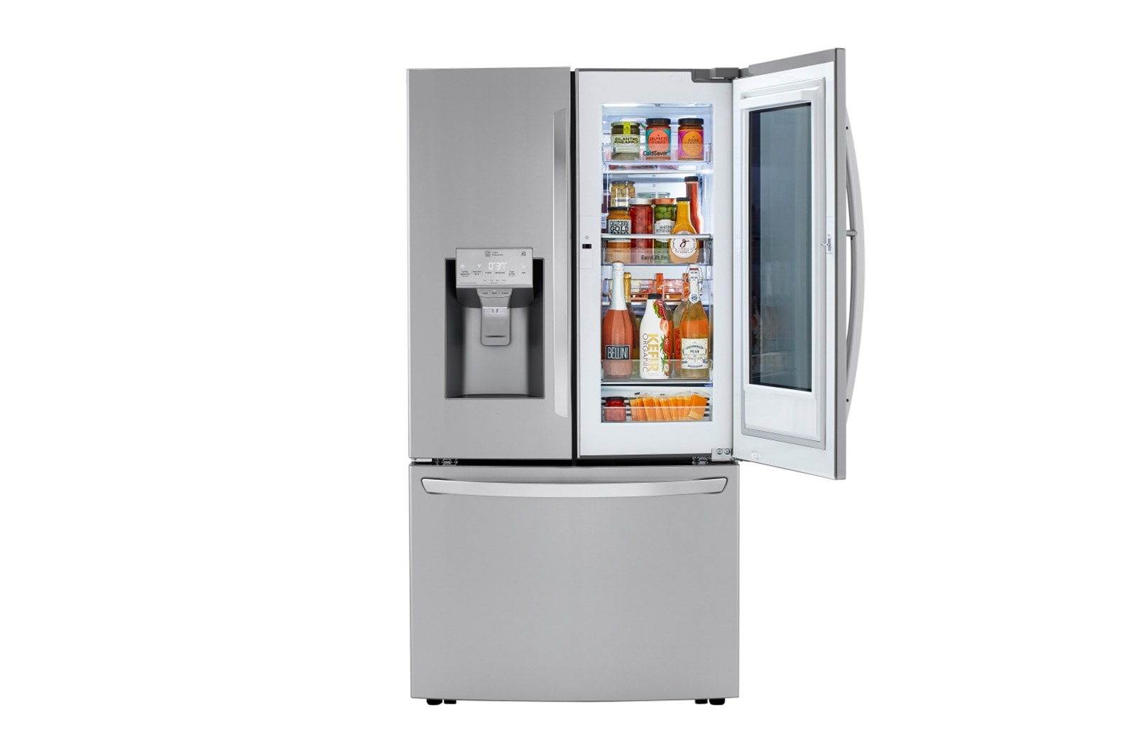 LG 24 cu. ft. Smart wifi Enabled InstaView™ DoorinDoor® CounterDepth Refrigerator with Craft