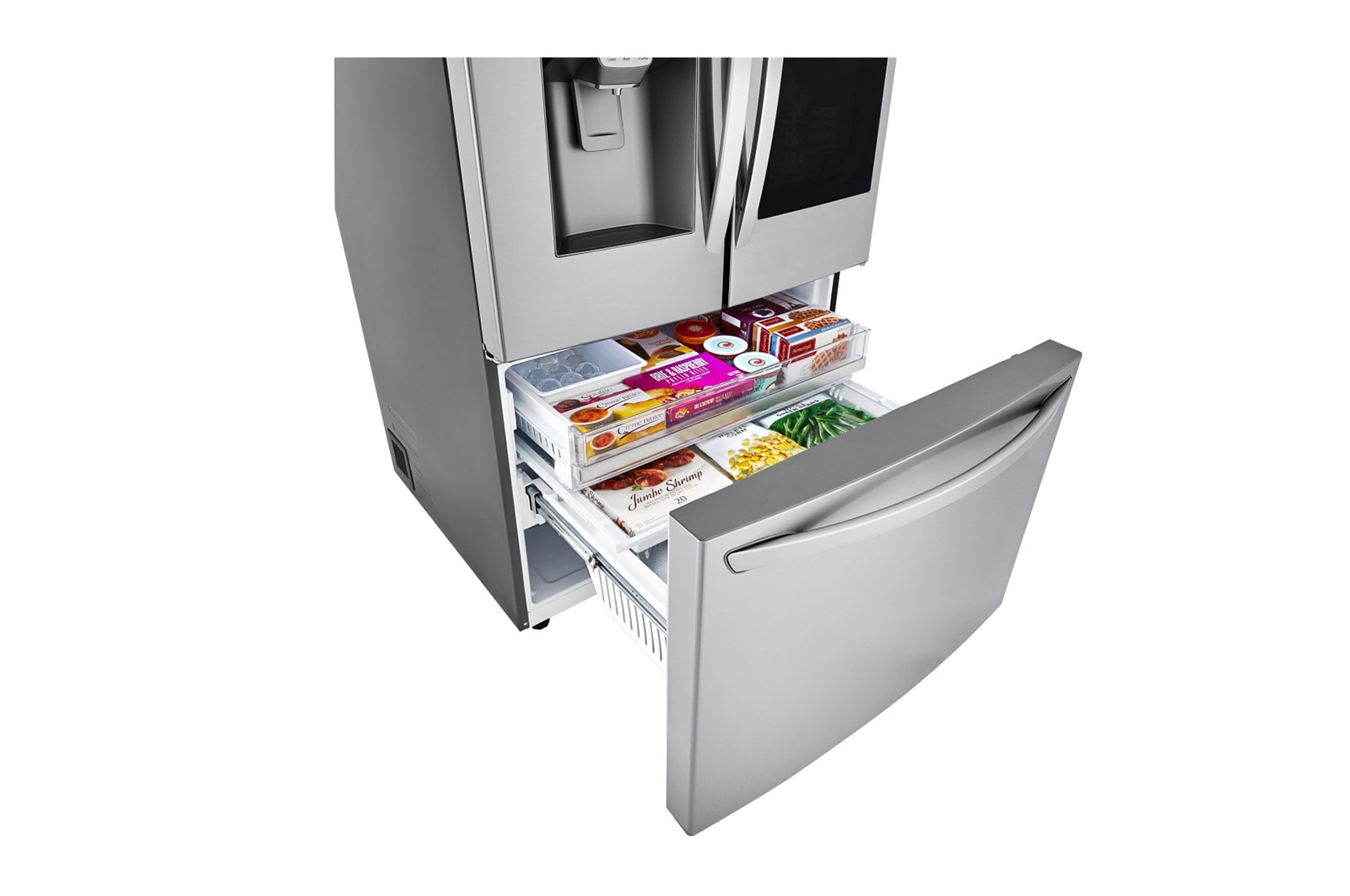 LG LRFVC2406S 24 cu. ft. InstaView™ DoorinDoor® Refrigerator with