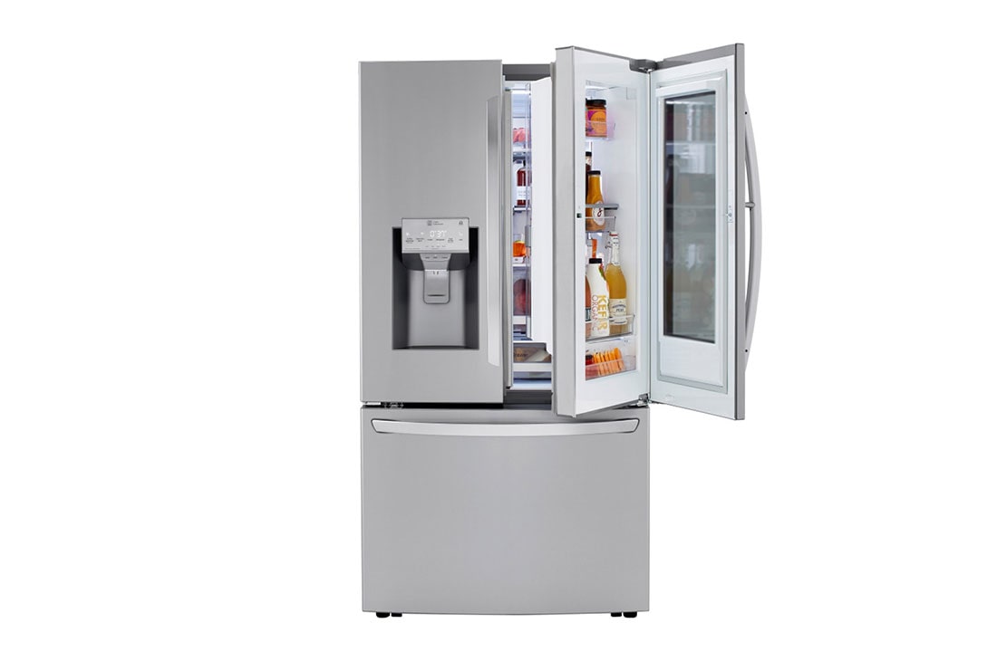LG 24 cu. ft. Smart wi-fi Enabled InstaView™ Door-in-Door® Counter-Depth Refrigerator with Craft Ice™ Maker, LRFVC2406S, thumbnail 4