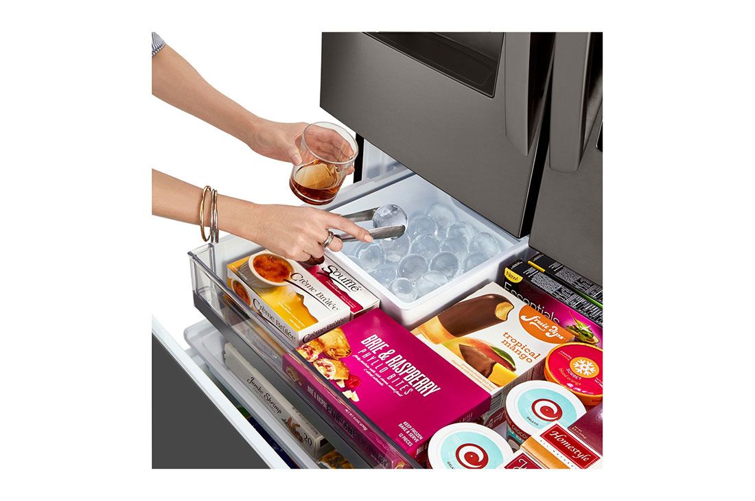 LG LRFVC2406D 24 cu. ft. InstaView Door in Door Refrigerator with Craft Ice Maker LG USA