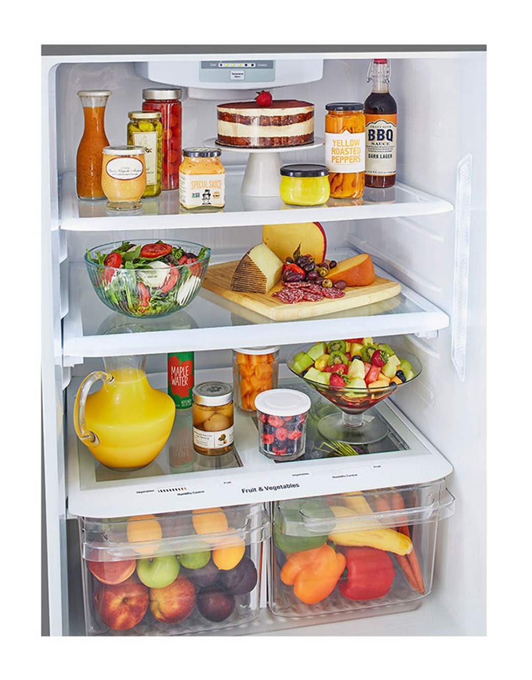 LG LTCS20020S 20 cu. ft. Top Freezer Refrigerator LG USA