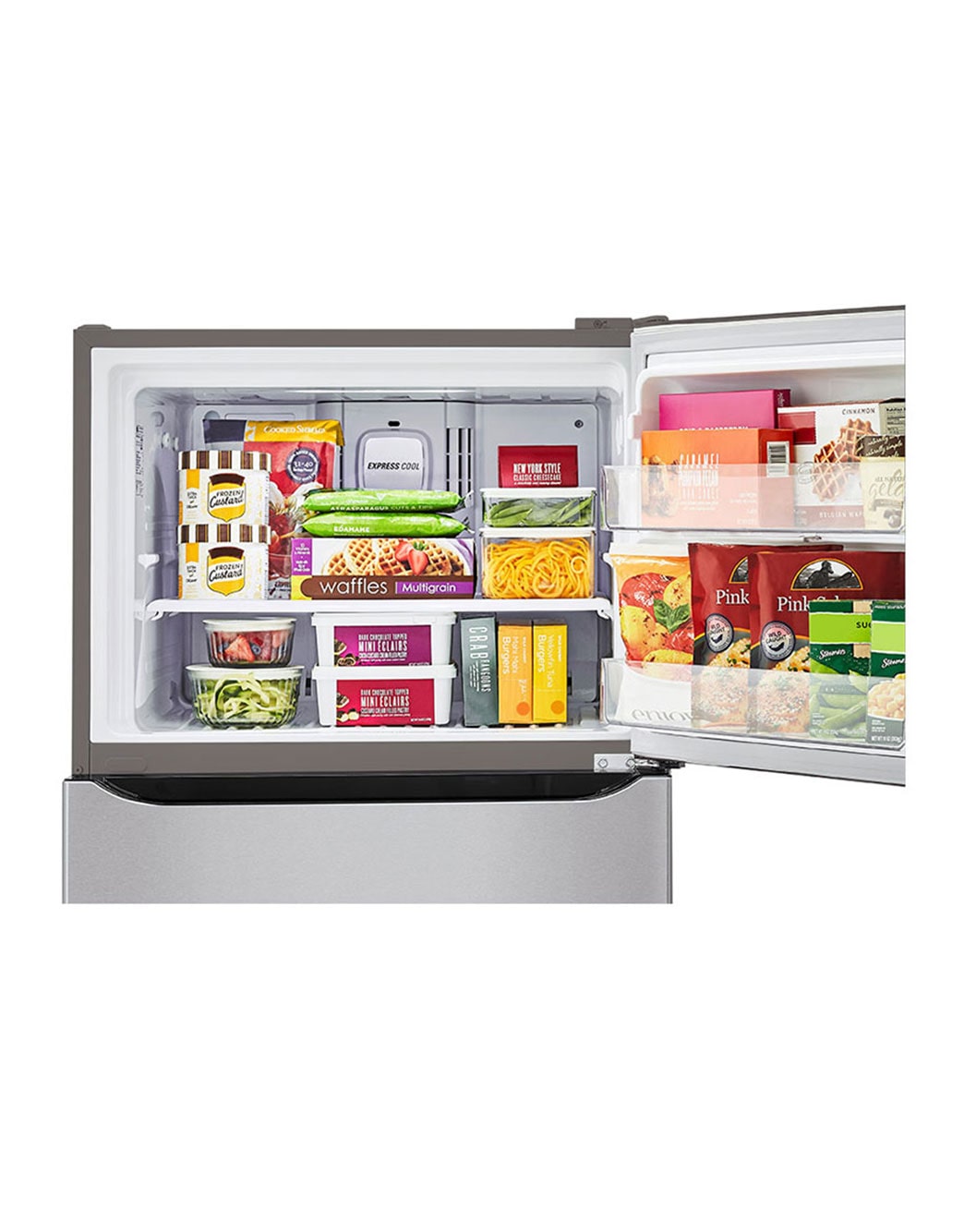 LG LTCS20020S 20 cu. ft. Top Freezer Refrigerator LG USA