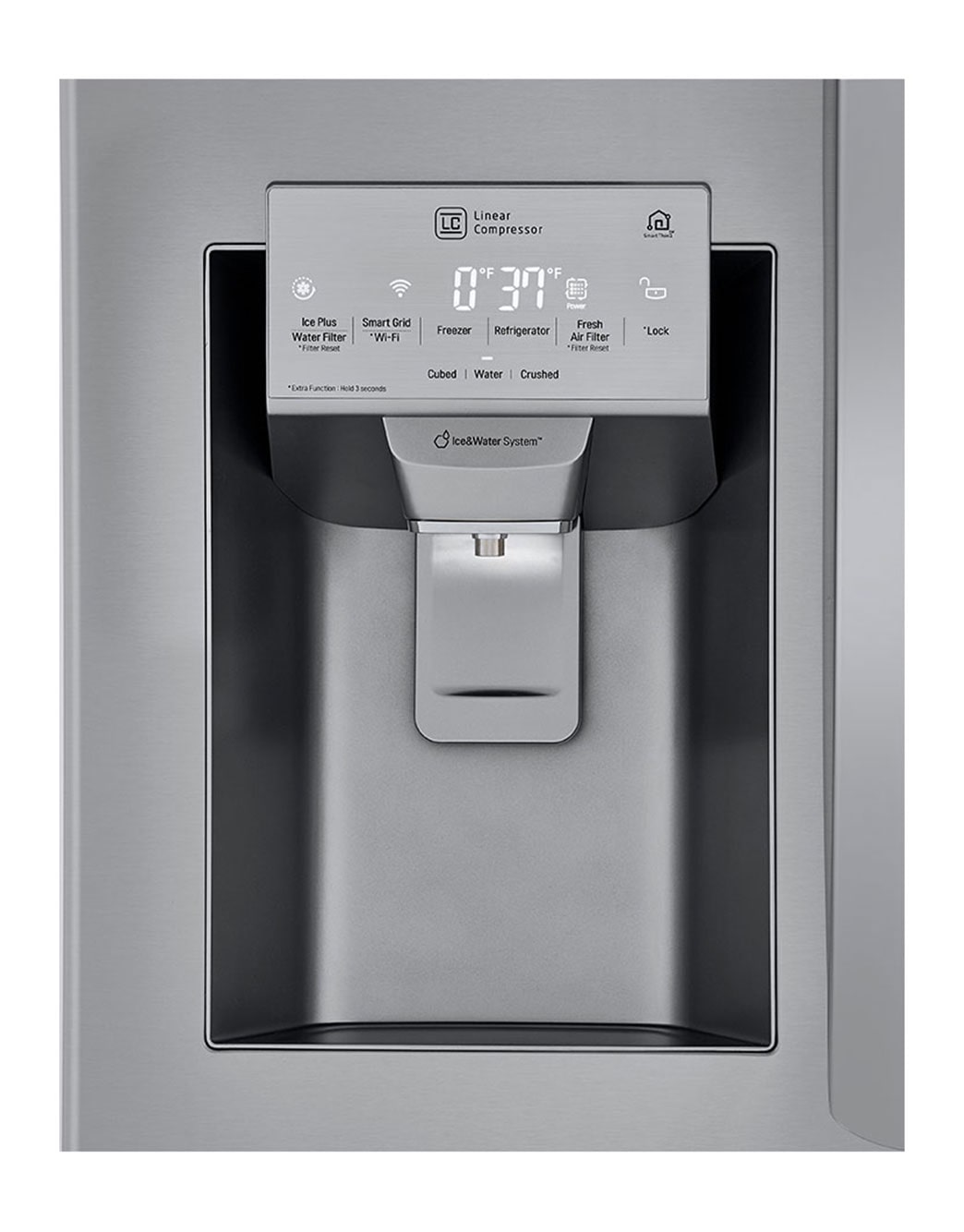 LG 25 cu. ft. Smart wiFi Enabled French Door Refrigerator (LRFXS2503S