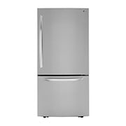 LG 26 cu. ft. Bottom Freezer Refrigerator, LRDCS2603S Front, LRDCS2603S, thumbnail 2