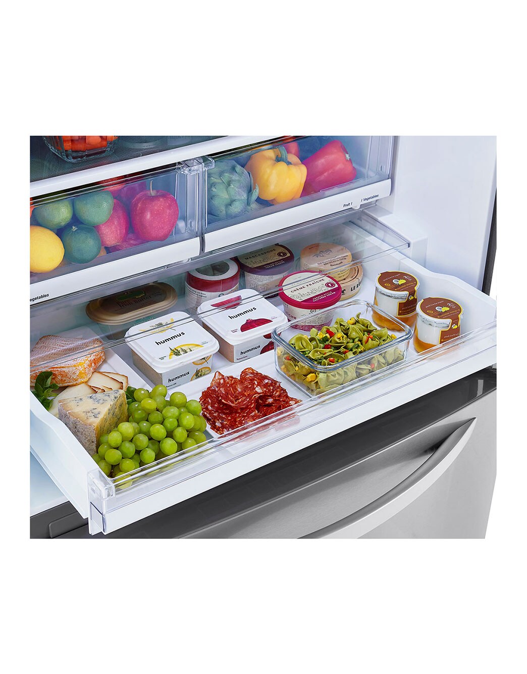 LG 26 cu. ft. Bottom Freezer Refrigerator (LRDCS2603S) LG USA