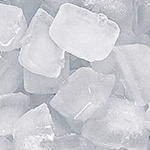 Cubed ice