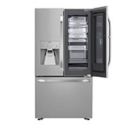 LG STUDIO 24 cu. ft. Smart wi-fi Enabled InstaView™ Door-in-Door® Counter-Depth Refrigerator with Craft Ice™ Maker, Front DID Open 1, SRFVC2406S, thumbnail 5