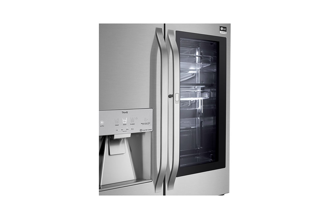 LG STUDIO 24 cu. ft. Smart wifi Enabled InstaView™ DoorinDoor® CounterDepth Refrigerator