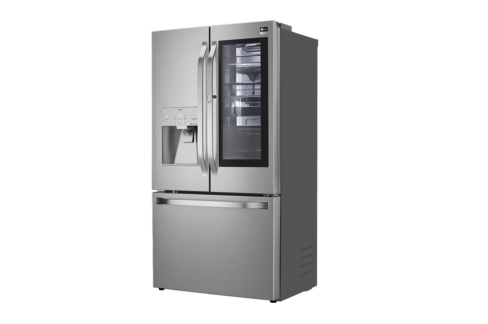 LG SRFVC2406S 24 cu. ft. InstaView™ Refrigerator with Craft Ice™ LG USA