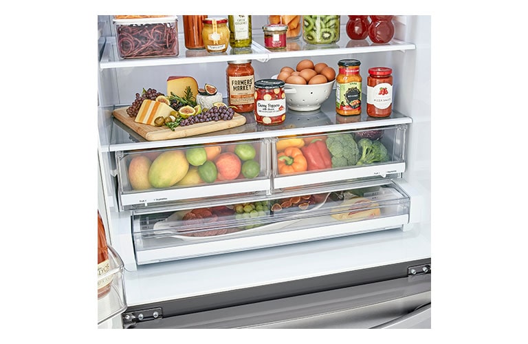 LG 23 cu. ft. InstaView™ Door-in-Door® Counter-Depth Refrigerator ...