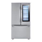 LG 23 cu. ft. InstaView™ Door-in-Door® Counter-Depth Refrigerator, LFCC23596S Front Lit, LFCC23596S, thumbnail 4