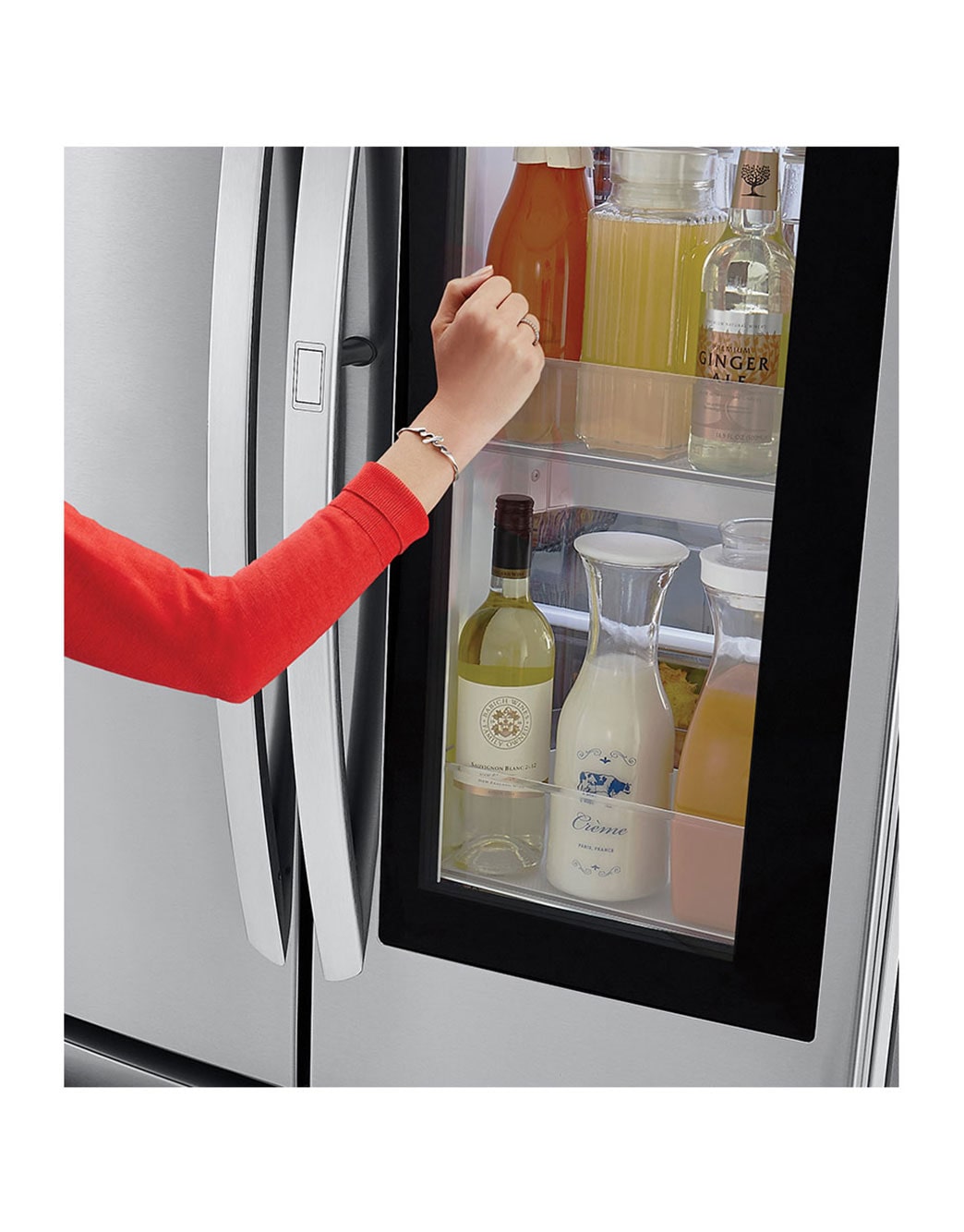 LG 23 cu. ft. InstaView™ DoorinDoor® CounterDepth Refrigerator (LFCC23596S) LG USA