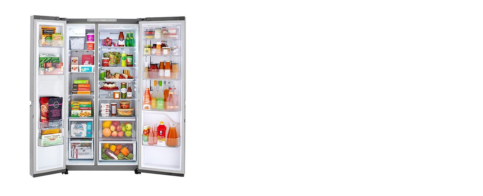 LG LRSES2706V 27 cu. ft. SideBySide InstaView™ DoorinDoor