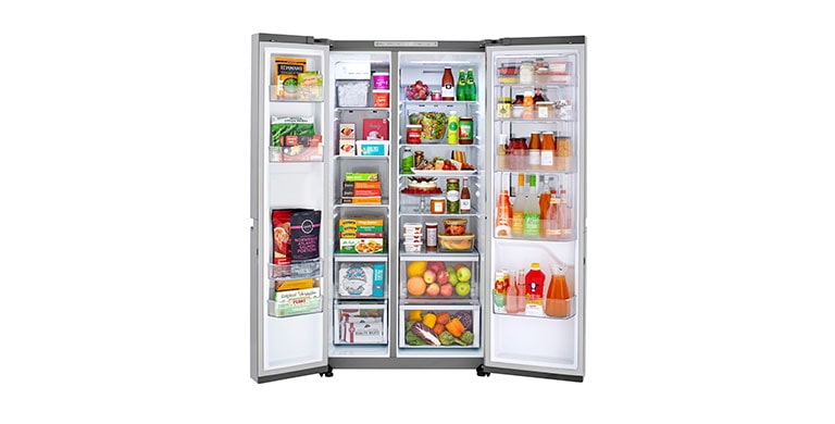 Lg Lrses2706v 27 Cu Ft Side By Side Instaview Door In Door Refrigerator Lg Usa