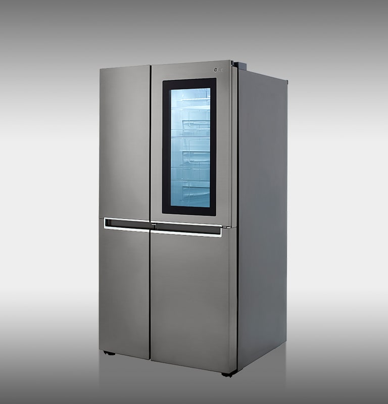 Lg Lrses2706v 27 Cu Ft Side By Side Instaview Door In Door Refrigerator Lg Usa