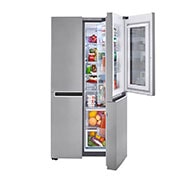 LG 27 cu. ft. Side-By-Side InstaView™ Door-in-Door® Refrigerator ,  Front Lit, LRSES2706V, thumbnail 2