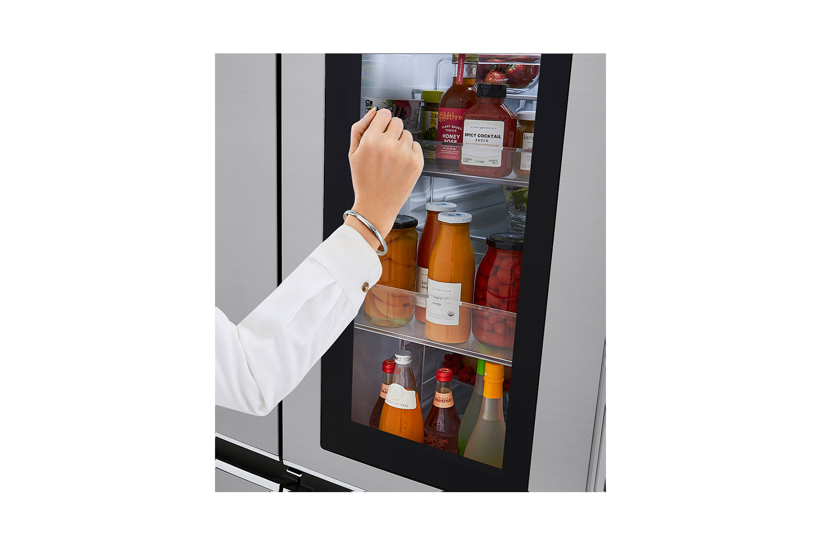 LG LRSES2706V 27 cu. ft. SideBySide InstaView™ DoorinDoor