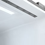 Refrigerator interior showcasing Door Cooling + vent