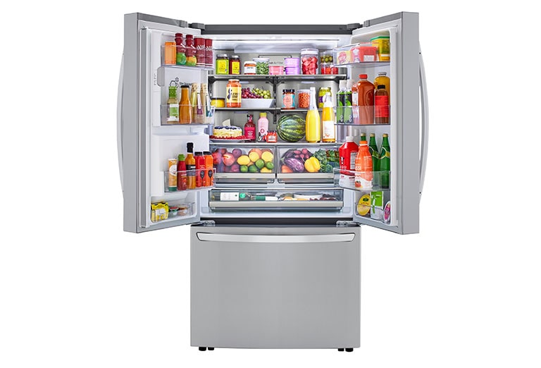 LG LRFXC2416S refrigerator interior capacity