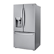 LG 24 cu. ft. Smart wi-fi Enabled Counter-Depth Refrigerator with Craft Ice™ Maker, Left Angle, LRFXC2416S, thumbnail 4